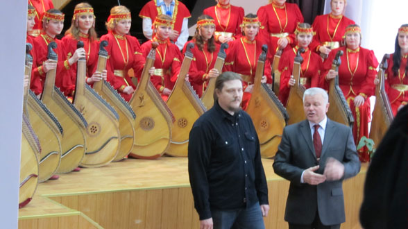 Праправнук М.В.Лисенка на зустрічі в музичному училищі